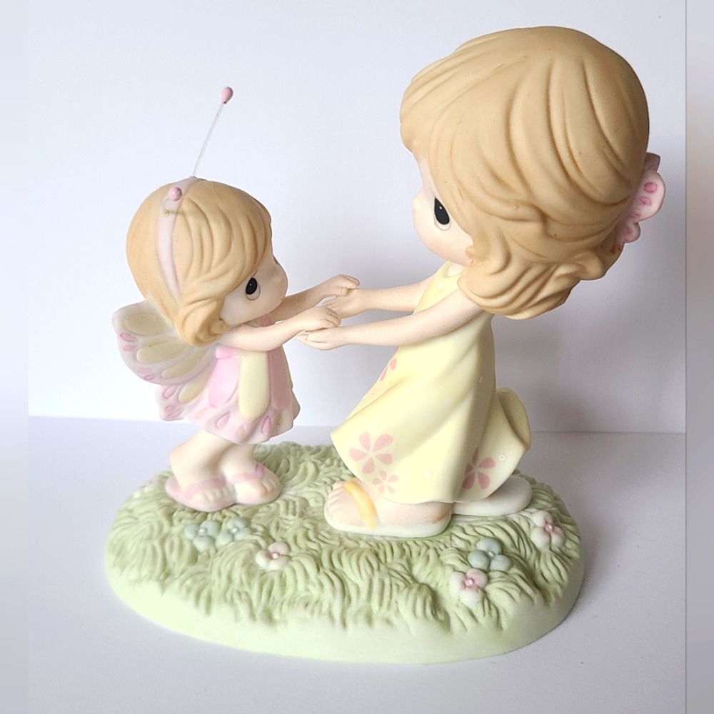 Precious 2011 Moments Mother Daughter Mom Gift Collectible Porcelain Figurine